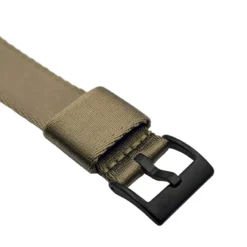 Jelsdal – Vintage Military Nylon Uhrenarmband (einteilig) – Khaki -WATBANDIT Verkäufe jelsdal vintage military single pass nylon strap khaki black bvd buckle 66a78467adb00