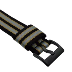Jelsdal – Vintage Military Nylon Uhrenarmband (einteilig) – Neu Bond -WATBANDIT Verkäufe jelsdal vintage military single pass nylon strap new bond black pvd 66a7892c9fb27