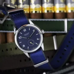 Heavy Duty Nylon Uhrenarmband – Blau & Grau | WB Original 11 Heavy Duty Nylon Uhrenarmband – Blau & Grau | WB Original -WATBANDIT Verkäufe nomos club paired with single piece nylon strap blue 669f9e8c00135