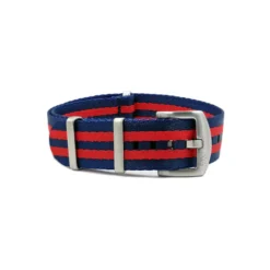 Premium Nylon Uhrenarmband Blau/Rot | WB Original