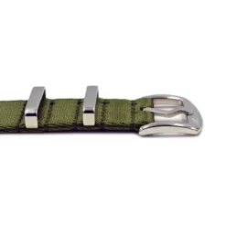 Premium Nylon Uhrenarmband – Grün | WB Original 13 Premium Nylon Uhrenarmband – Grün | WB Original -WATBANDIT Verkäufe premium single piece nylon strap military green polished buckle 669f849829da4