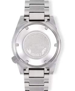 Squale – Matic – Grey – 60 ATM – Edelstahlarmband (MATICXSA.SQ22L) -WATBANDIT Verkäufe squale matic satin black 60 atm bracelet case back 67475544205bc 4