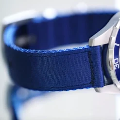 Zweiteiliges Nylon Uhrenarmband Blau | WB Original -WATBANDIT Verkäufe two piece nylon strap blue wb original detail 66b21d154b407