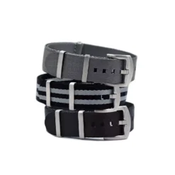 WRISTPORN Premium Nylon Trilogie | Schwarz & Grau