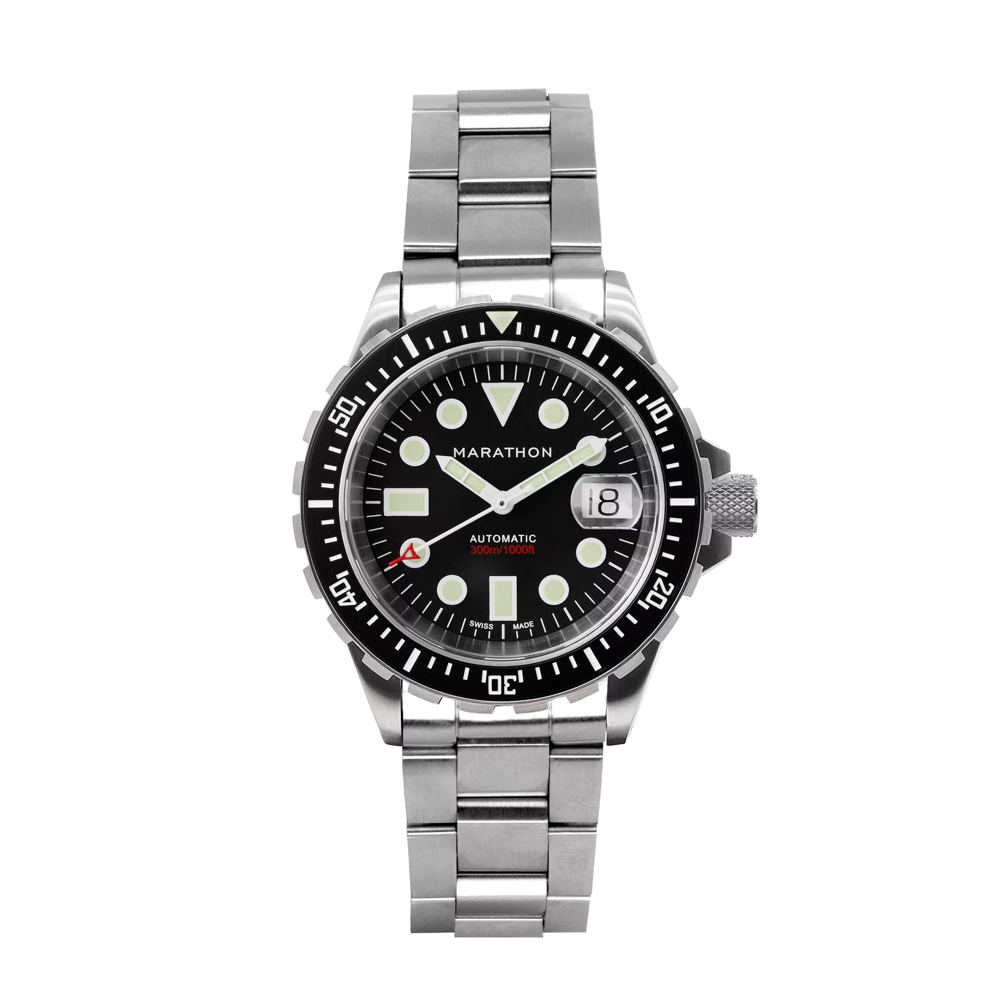 Marathon – 41mm Original SAR W/ DATE (OSAR-D) – Edelstahl-Armband 1 Marathon – 41mm Original SAR W/ DATE (OSAR-D) – Edelstahl-Armband